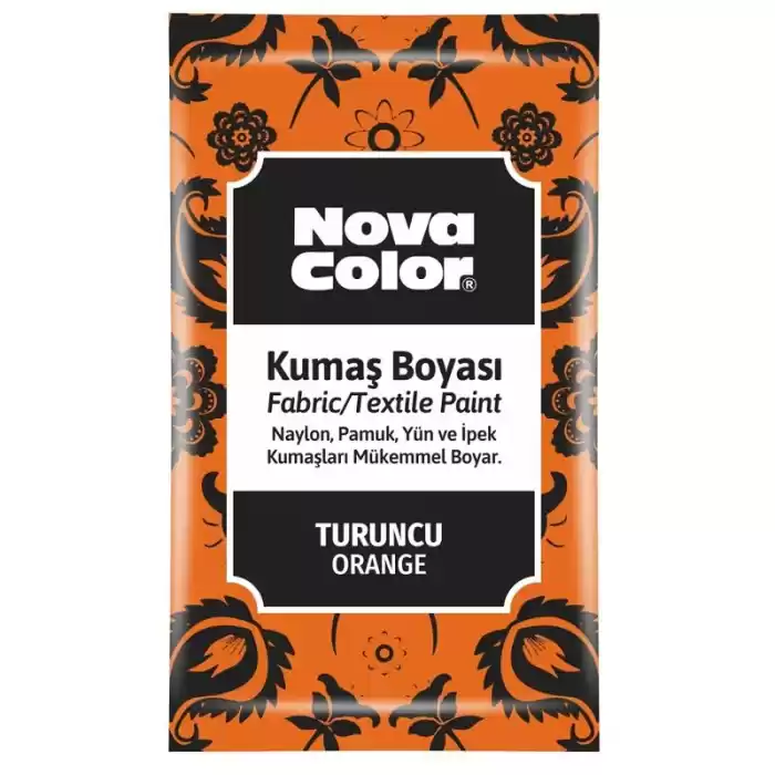 Nova Color Toz Kumaş Boyası Turuncu 12 Gr Nc-906