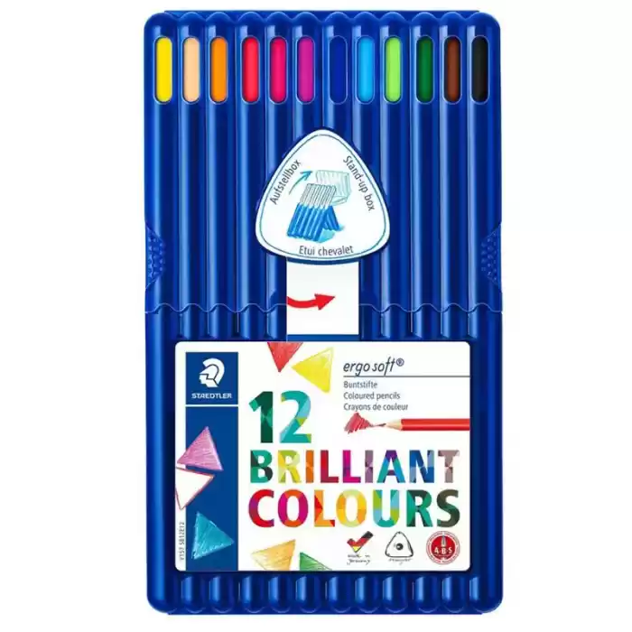 Staedtler Ergosoft 12 Renk Kuru Boya 157 Sb12