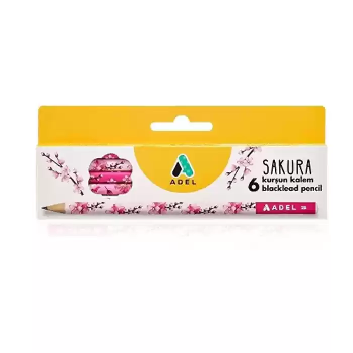 Adel Sakura Kurşun Kalem 6 Lı 20610000240