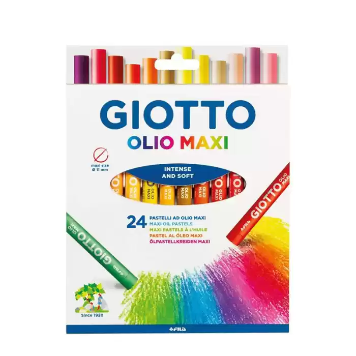 Gıotto 293800 Yağlı 24 Renk Pastel Boya