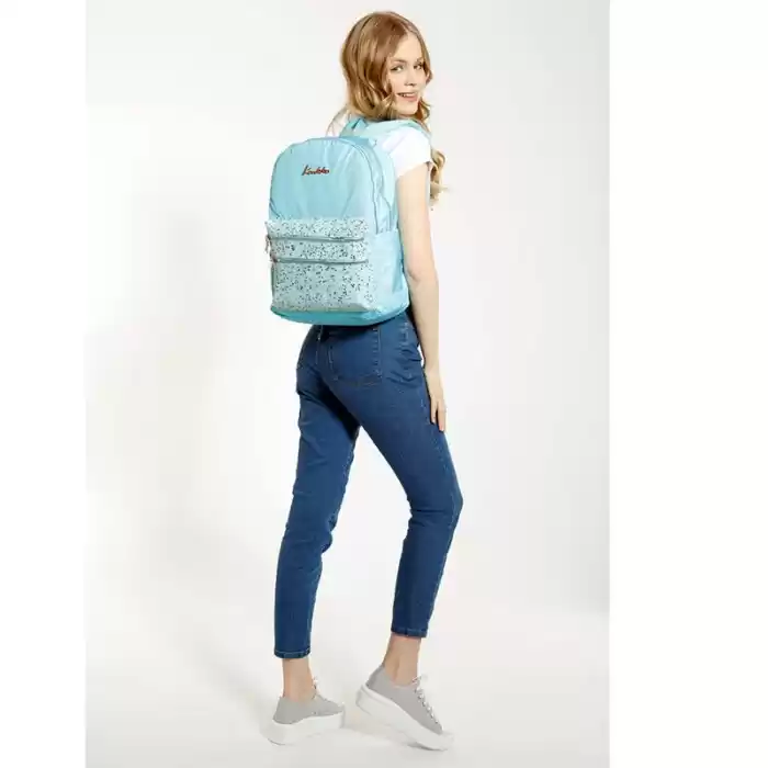 Kaukko K1547 Magıc Dreams Sırt Çantası Taşlı Pullu Turkuaz