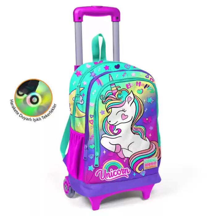 Yaygan 23929 Coral Hıgh Çek Çek Sırt Çantası (Işıklı Tekerlek)