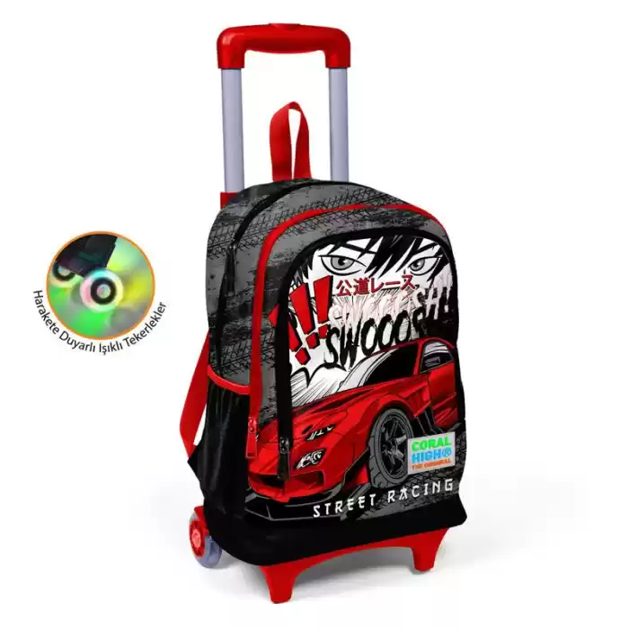 Yaygan 23947 Coral Hıgh Çek Çek Sırt Çantası (Işıklı Tekerlek)