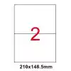 Multiofis 210x148,5 Mm Laser Etiket 5102