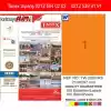 TANEX TW-2105 105x37,125 mm TURUNCU LASER ETİKET