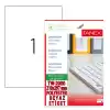 Tanex Tw-2000 A4 Polyester Beyaz Laser Etiket 210x297mm. 25 Ad./Pk