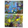 Carioca Çift Taraflı Boyanabilir Yap-Boz Puzzle Şehir ve Orman 43046