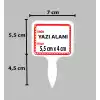 PVC Tatlıcı Baharat Kuruyemişci Mini Fiyat Etiketi 20 li Pk