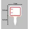 PVC Tatlıcı Baharat Kuruyemişci Mini Fiyat Etiketi 20 li Pk
