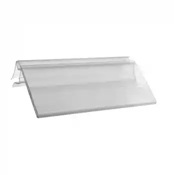 Cam Raflar İçin Rafa Geçmeli Plastik Fiyat Etiketliği 10 Ad./Pk