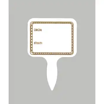 Yaz-Sil Tatlıcı Baharat Kuruyemişci Mini Fiyat Etiketi 20 li Pk