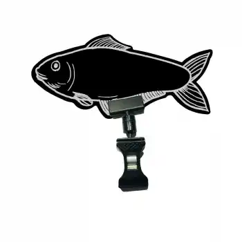 Balık Fiyat Etiketi Mandallı Siyah PVC Yaz-Sil 7,5x14 cm 10 Ad