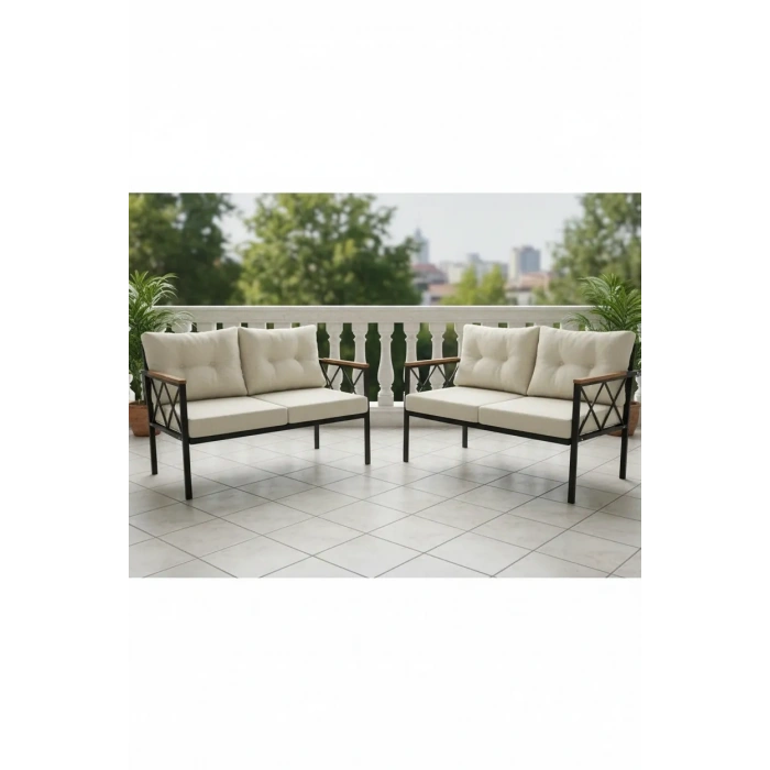 2+2Balkon-bahçe-kafe-çay Seti-koltuk Takımı-oturma Grubu-ofis Koltuğu 2+2