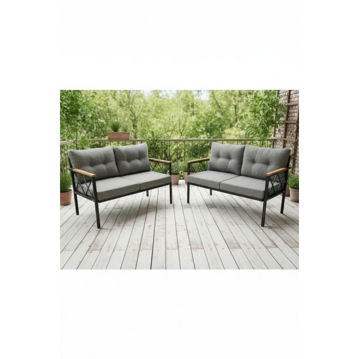 2+2Balkon-bahçe-kafe-çay Seti-koltuk Takımı-oturma Grubu-ofis Koltuğu 2+2