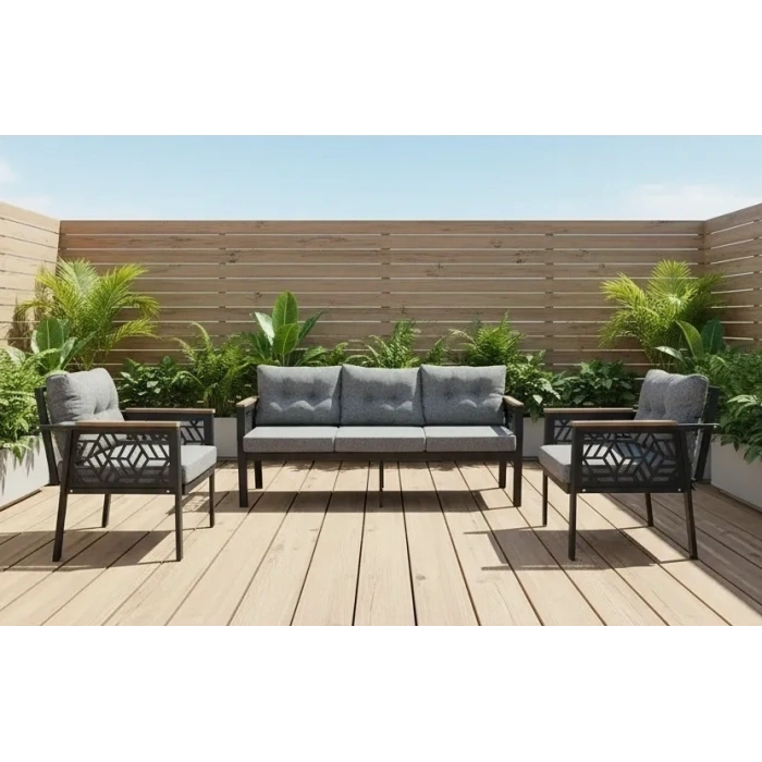 3+1+1 melisa Balkon bahçe kafe Çay Seti Koltuk Oturma Takımı oturma Grubu,ofis Koltuğu