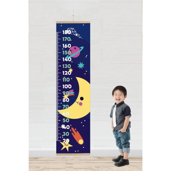 Büyüme Tablosu Asma Cetvel Duvar Dekoru