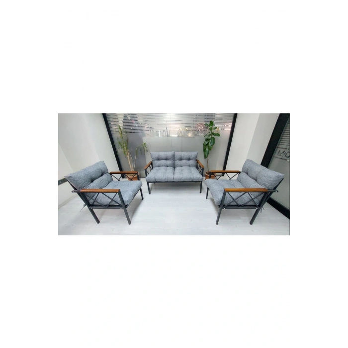 Balkon-bahçe-kafe Çay Seti Koltuk Oturma Takımı-oturma Grubu Miami