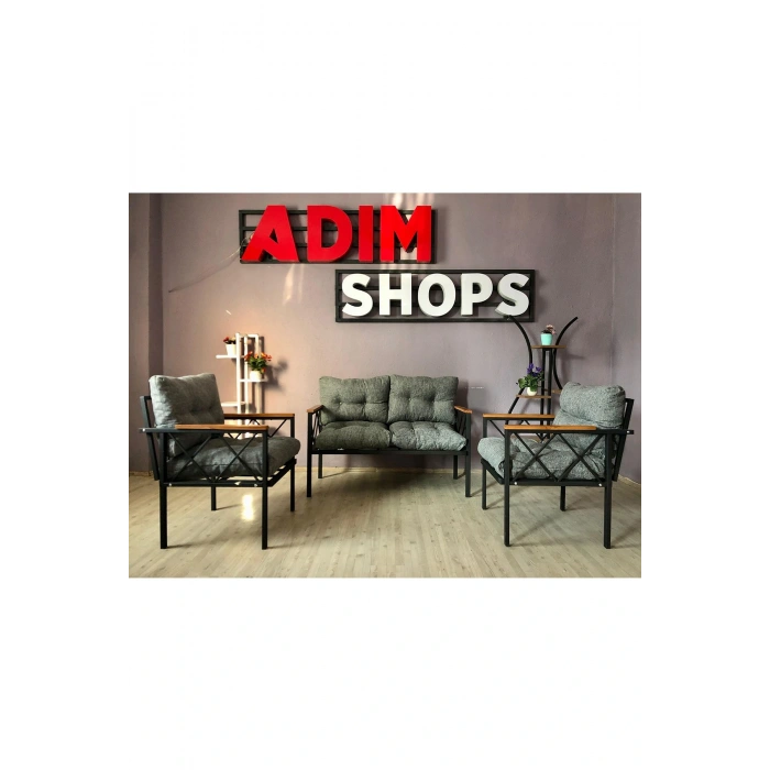 Balkon-bahçe-kafe Çay Seti Koltuk Oturma Takımı-oturma Grubu Miami