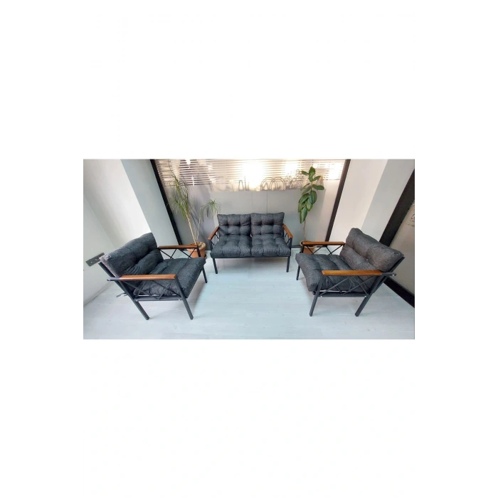 Balkon-bahçe-kafe Çay Seti Koltuk Oturma Takımı-oturma Grubu Miami