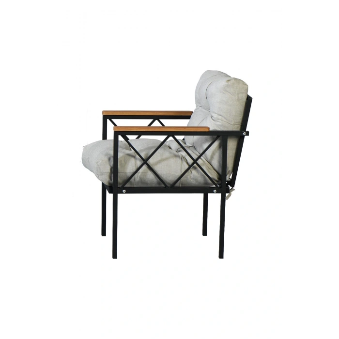 Balkon-bahçe-ofis-kafe Çay Seti Koltuk Oturma Takımı-oturma Grubu Miami Tekli