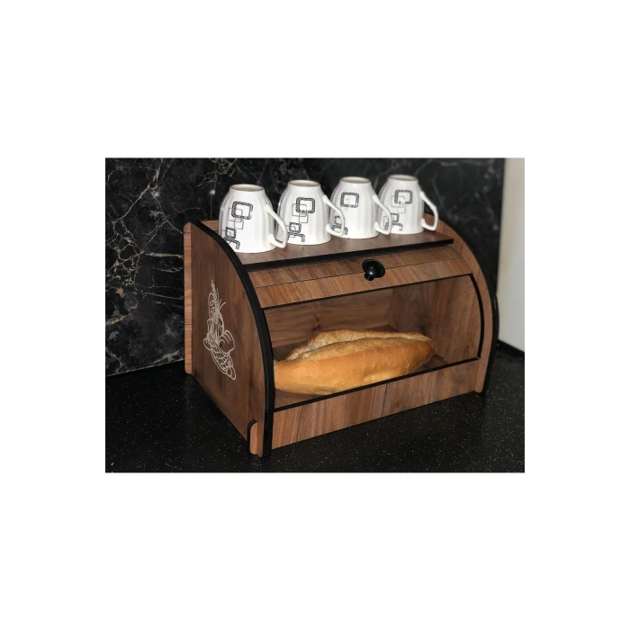 New Bread Box, Ekmeklik, Saklama Gözlü, Baharatlık Rafı, Dekoratif demonte