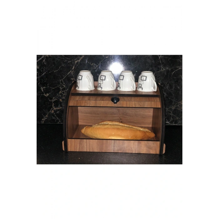 New Bread Box, Ekmeklik, Saklama Gözlü, Baharatlık Rafı, Dekoratif demonte