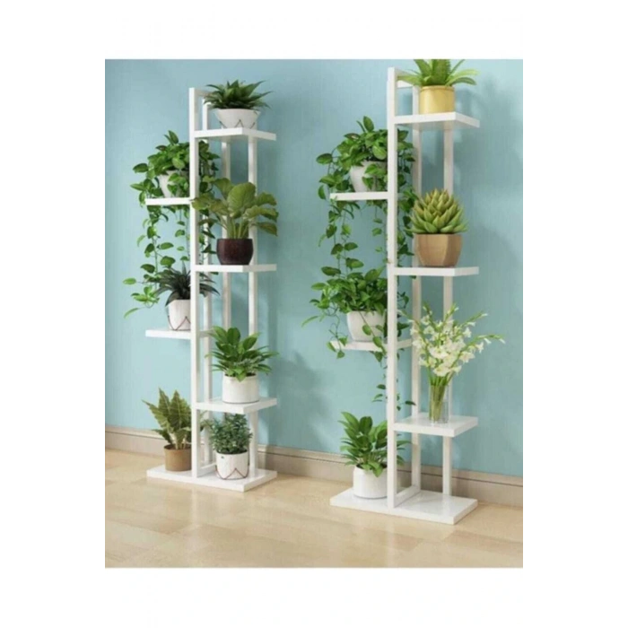 6 Bölmeli Çiçeklik,saksılık,salon Dekor,balkon Dekor,dekoratif