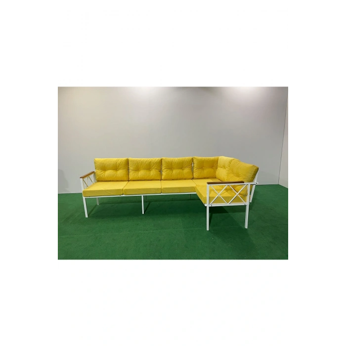 Köşe Koltuk Takımı , 3 2 Balkon-bahçe-kafe-çay Seti-koltuk Takımı-mutfak Köşe Beyaz Profil