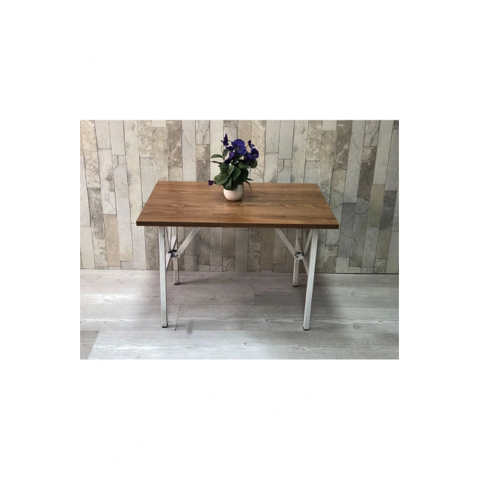 Beyaz Orta Sehpa 70x50 Cm, Oturma Grubu,koltuk Takımı, Çayseti, Bahçe, Balkon,ofis