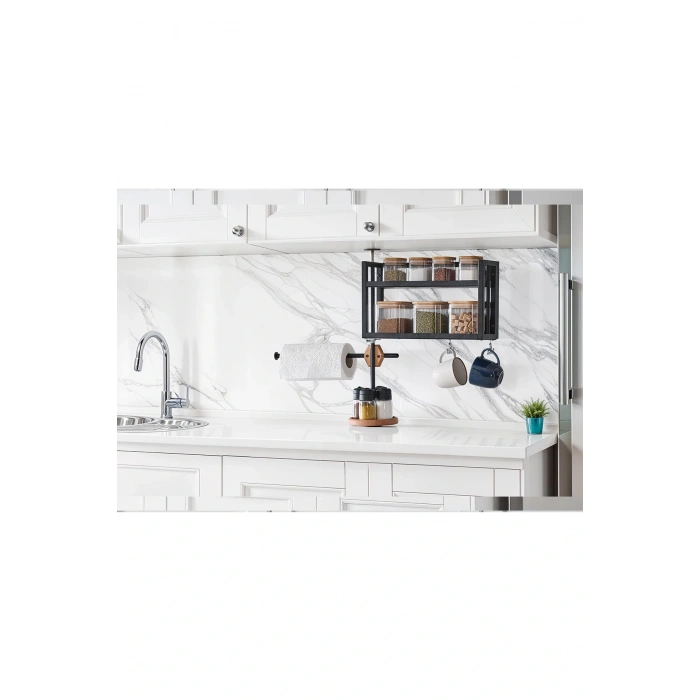 Baharat Havlu Bardak Ve Mutfak Aksesuarları Düzenleyici Organizer Şık Ayna Kahve Köşesi