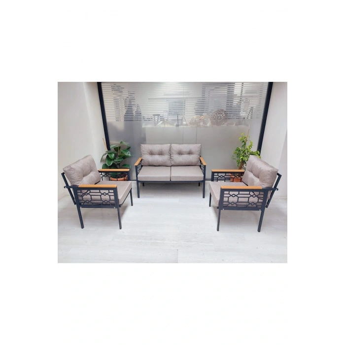 İnci Balkon-bahçe-kafe Çay Seti Koltuk Oturma Takımı-oturma Grubu