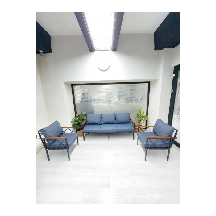 Safir Balkon-bahçe-kafe Çay Seti Koltuk Oturma Takımı-oturma Grubu