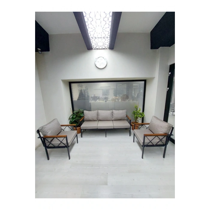 Safir Balkon-bahçe-kafe Çay Seti Koltuk Oturma Takımı-oturma Grubu