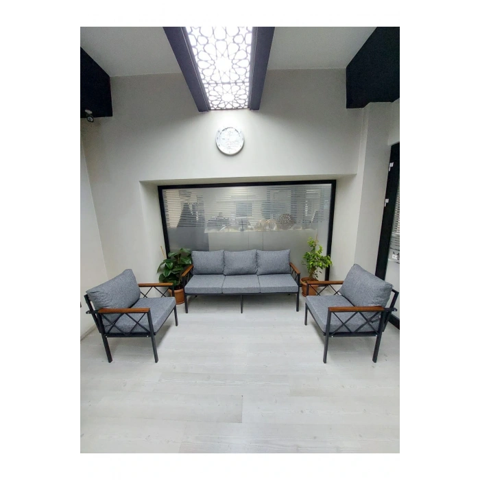 Safir Balkon-bahçe-kafe Çay Seti Koltuk Oturma Takımı-oturma Grubu