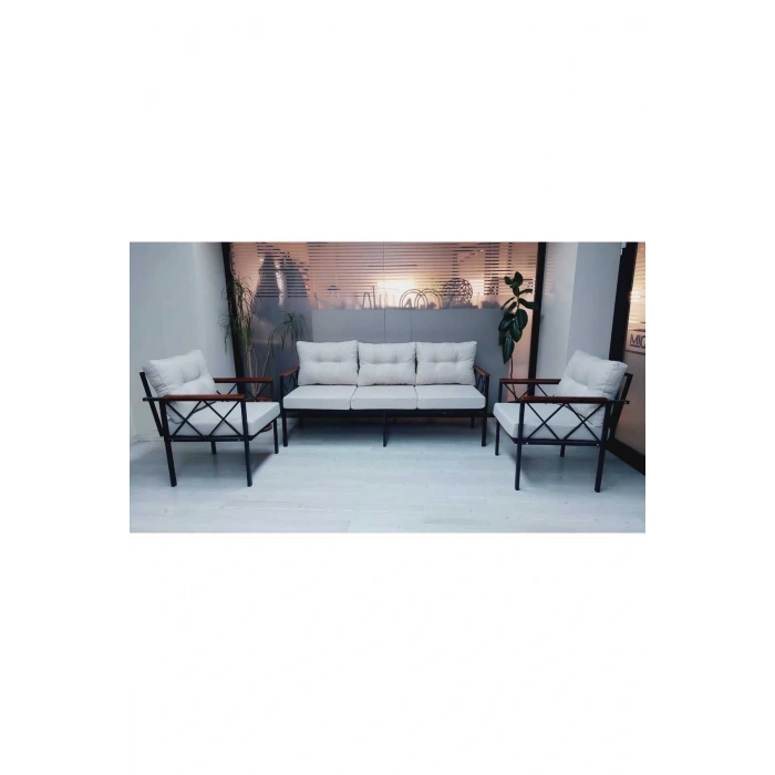 Safir Balkon-bahçe-kafe Çay Seti Koltuk Oturma Takımı-oturma Grubu