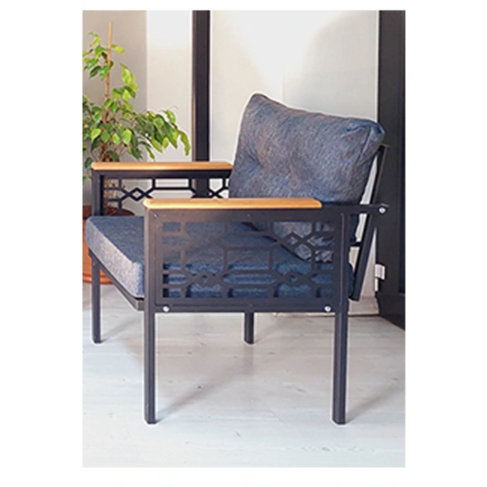 Adımshos tekli Lazer Balkon-Bahçe-Ofis-Kafe Çay Seti Koltuk Oturma Takımı-Oturma Grubu