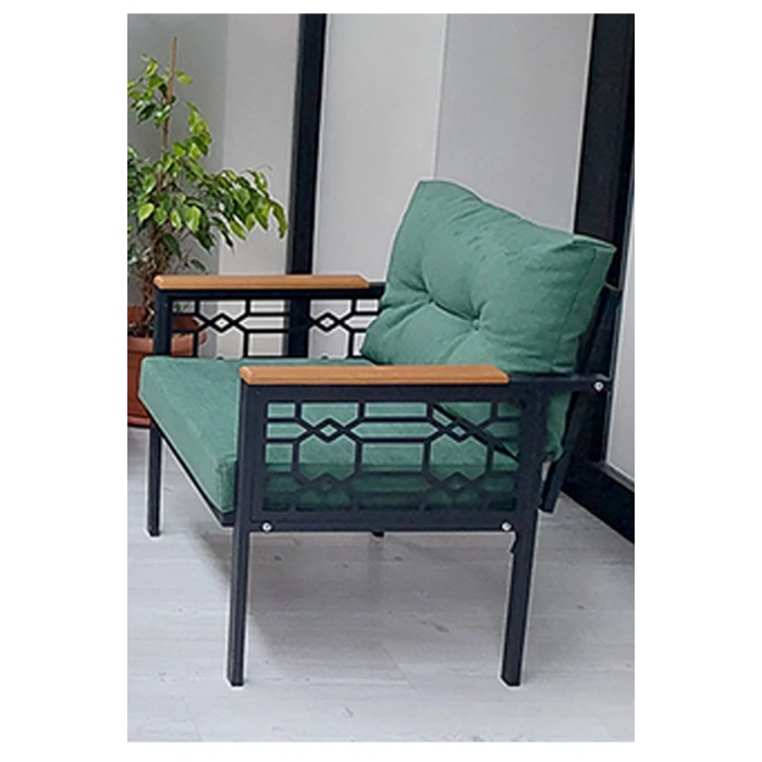 Adımshos tekli Lazer Balkon-Bahçe-Ofis-Kafe Çay Seti Koltuk Oturma Takımı-Oturma Grubu