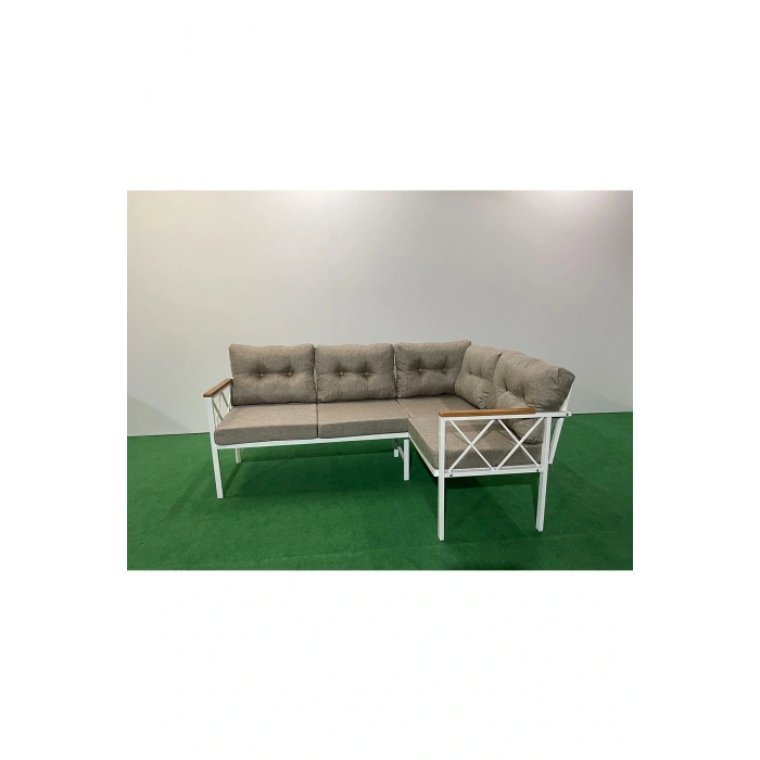 Köşe Koltuk Takımı , 2 2 Balkon-bahçe-kafe,çay Seti,koltuk Takımı,mutfak Köşesi Beyaz Profil