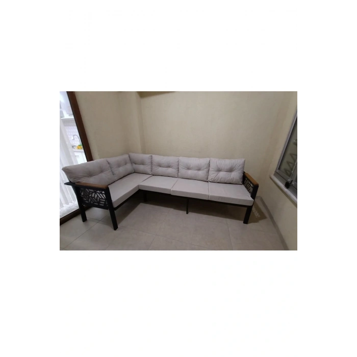 melisa 3+2 Köşe Yön değiştirilebilir Koltuk Takımı Balkon-bahçe-kafe-çay Seti fonksiyonel