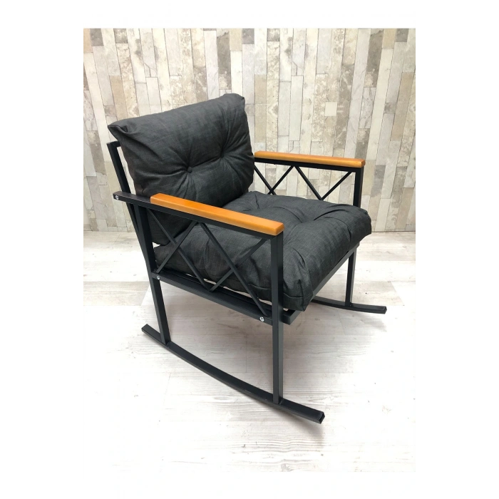 Sallanır Sandalye Tv Koltuğu Kafe-balkon-mutfak-berjer-ofis-salon Sallanır Tekli Koltuk Miami