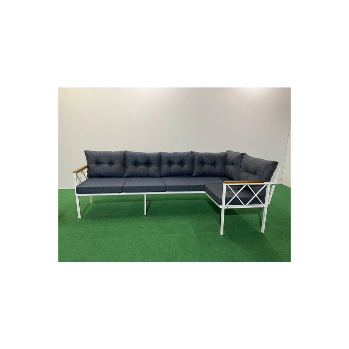 Köşe Koltuk Takımı , 3 2 Balkon-bahçe-kafe-çay Seti-koltuk Takımı-mutfak Köşesi Beyaz Profil