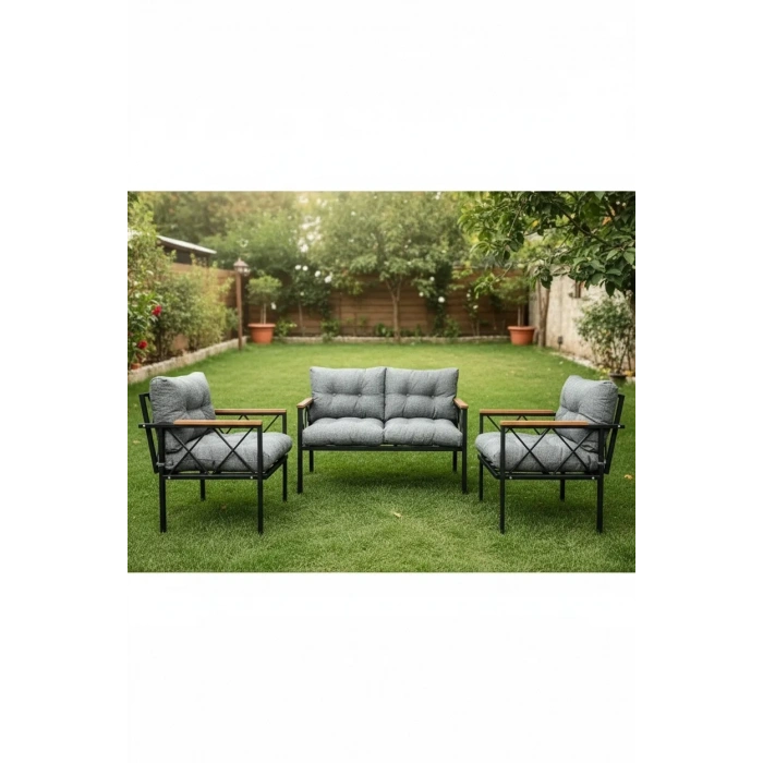 Balkon-bahçe-kafe Çay Seti Koltuk Oturma Takımı-oturma Grubu Miami