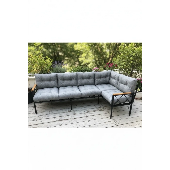 Miami Köşe Koltuk Takımı , 3+2 Balkon-bahçe-kafe-çay Seti-koltuk Takımı-mutfak Köşesi