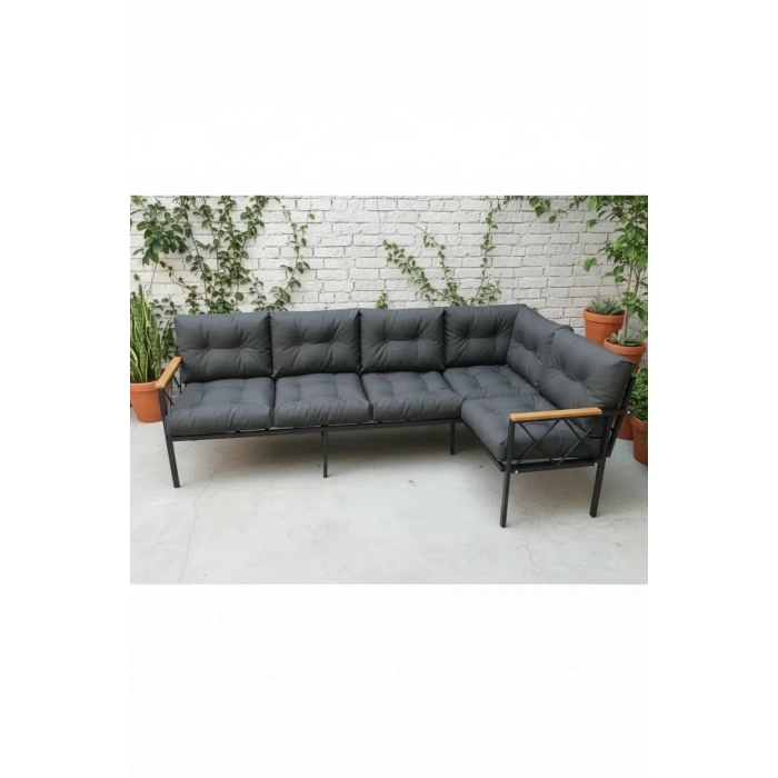 Miami Köşe Koltuk Takımı , 3+2 Balkon-bahçe-kafe-çay Seti-koltuk Takımı-mutfak Köşesi