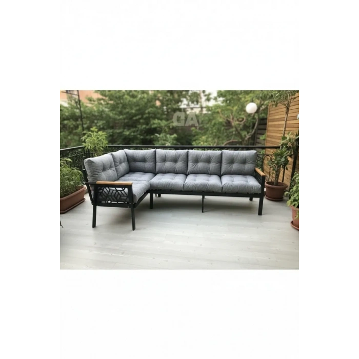 Miami melisa 3+2 Köşe Yön değiştirilebilir Koltuk Takımı Balkon-bahçe-kafe-çay Seti