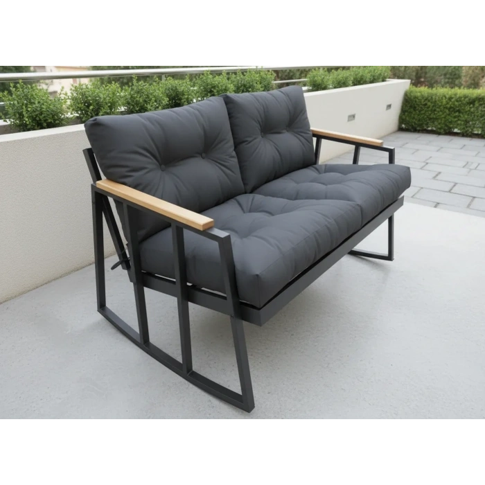 2li Sallanan Sandalye Tv Koltuğu Kafe-balkon-mutfak-berjer-ofis Sallanır Çiftli Koltuk Miami