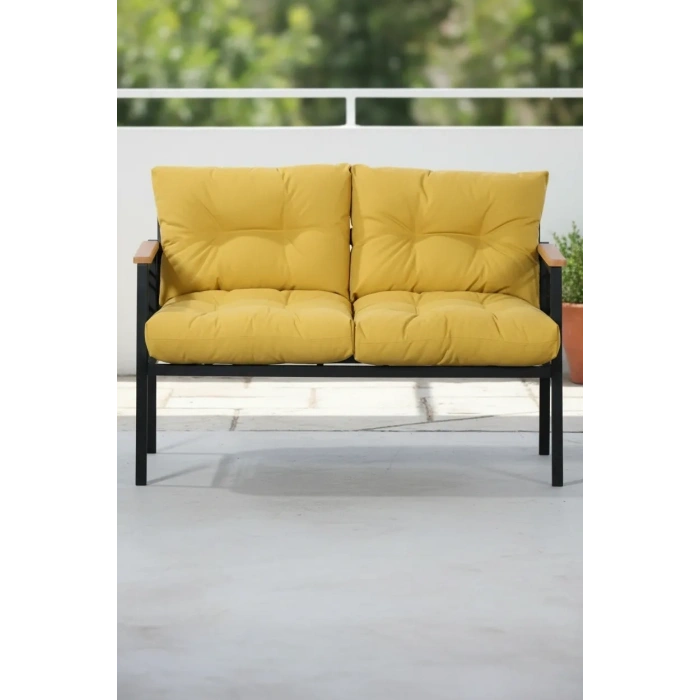 Balkon-bahçe-ofis-kafe Çay Seti Koltuk Oturma Takımı-oturma Grubu Miami Ikili