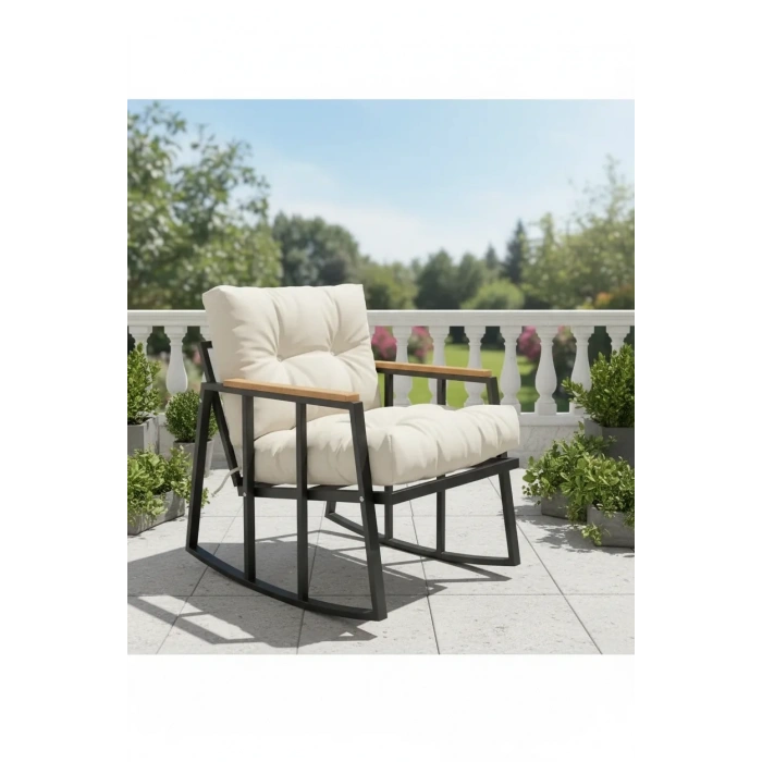 Sallanırtek Balkon-bahçe-kafe Çay Seti Koltuk Oturma Takımı,çaysetleri Sallanır Koltuk Miami