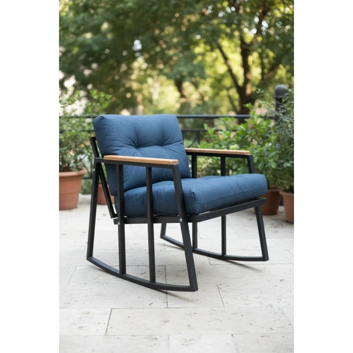 Sallanırtek Balkon-bahçe-kafe Çay Seti Koltuk Oturma Takımı,çaysetleri Sallanır Koltuk Miami