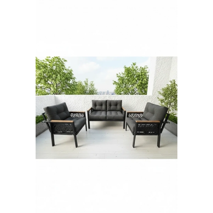 MİAMİ 2+1+1 MELİSA Balkon-bahçe-kafe Çay Seti Koltuk Oturma Takımı-oturma Grubu,ofis Koltuğu